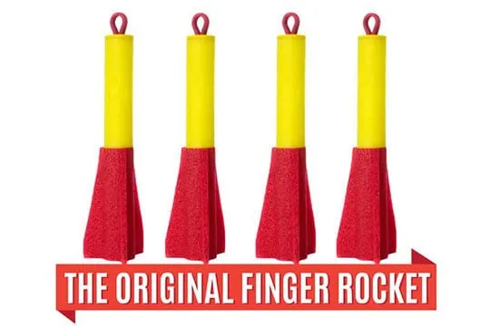 Finger Rockets Red Fin