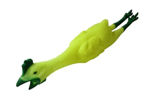 Glow in the Dark Rubber Chicken - Image 2